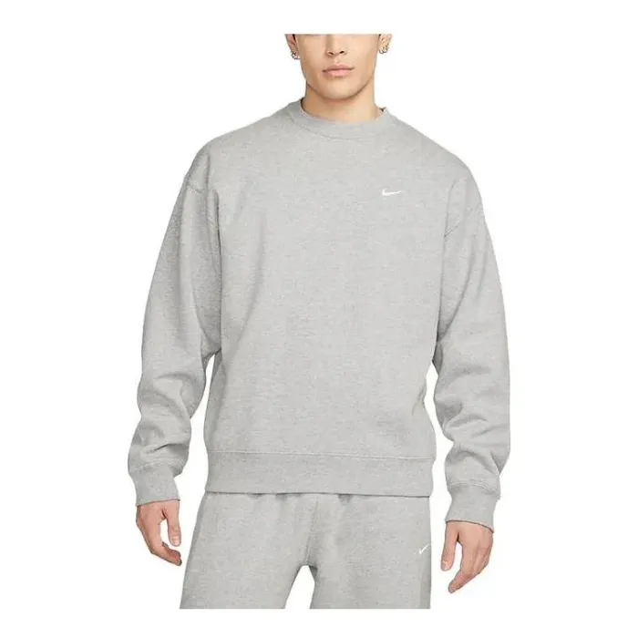 Nike Lab Swoosh Fleece Crewneck 'Grey