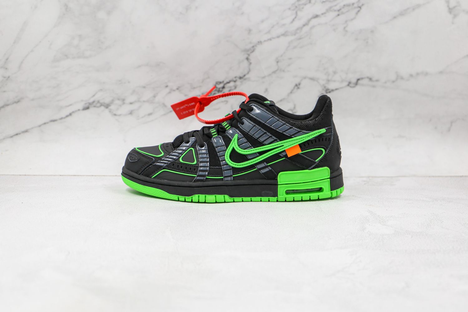 Nike X Off-White Air Rubber Dunk "Green Strike" 