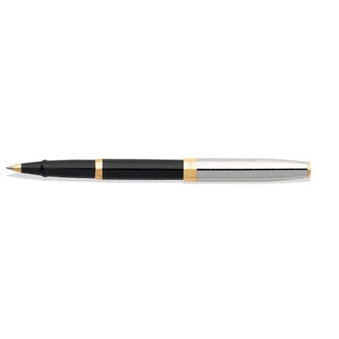 Sheaffer® SAGARIS 9475 Gloss Black Barrel and Chrome Cap Rollerball Pen With Gold Tone Trims RB 