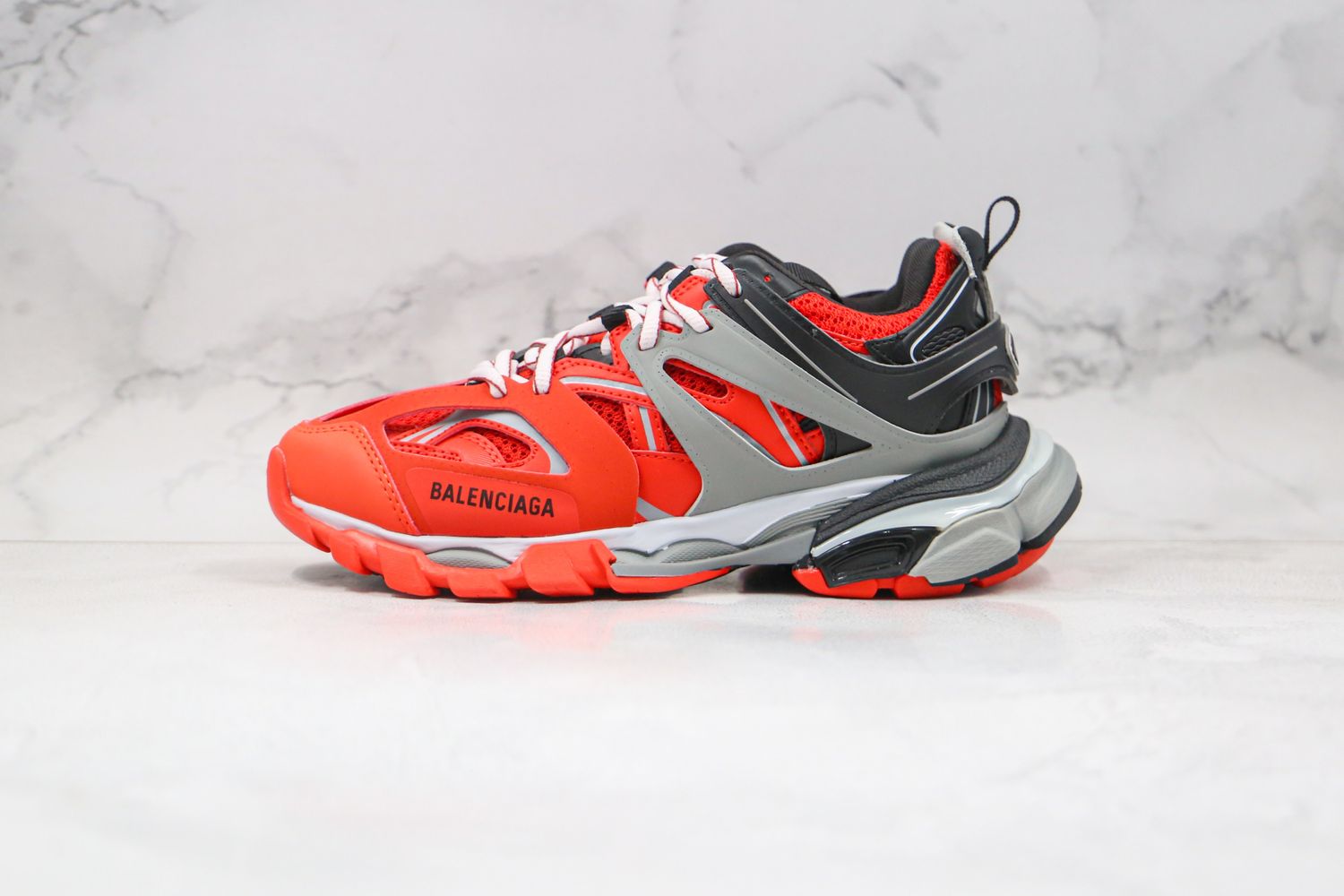 Balenciaga Sneaker Tess s.Gomma MAILLE WHITE/ORANGE/