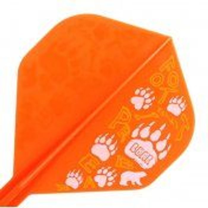  CONDOR AXE FLIGHTS - Footprint Bear -Small Orange