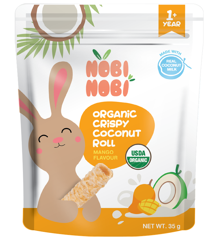 Organic Crispy Coconut Roll Mango Flavor/Кокосны шагшуурга (Манготой)