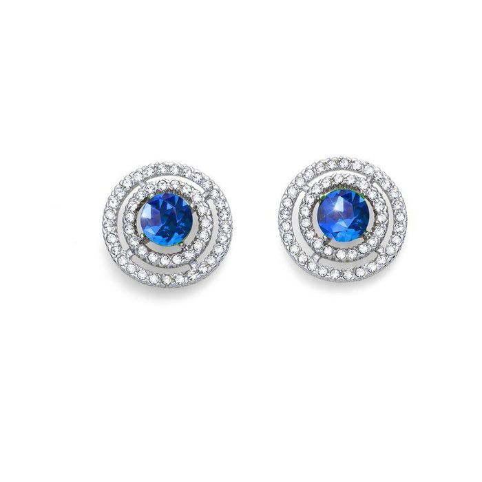 22997 206 Ээмэг Target RH Sapphire
