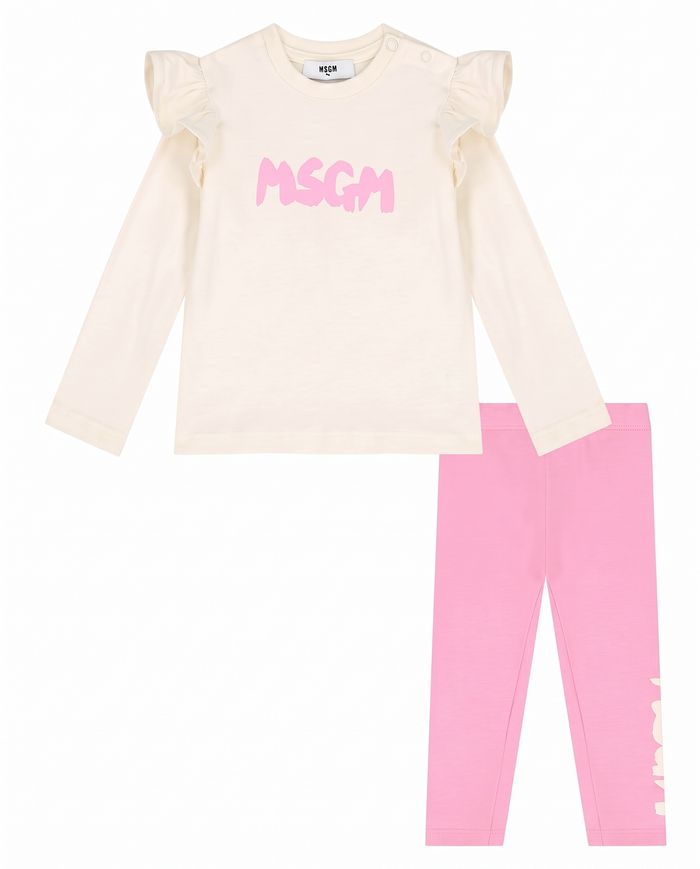 SET JERSEY T-SHIRT, STRETCH JERSEY LEGGIN