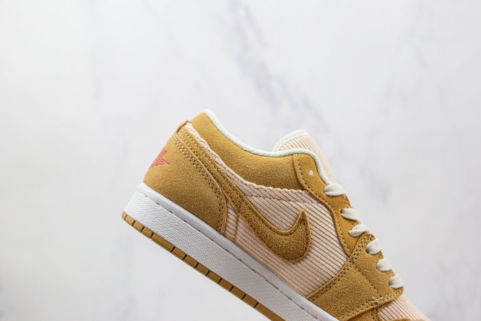 Jordan 1 Low SE Twine Orange Quartz Corduroy (Women's)