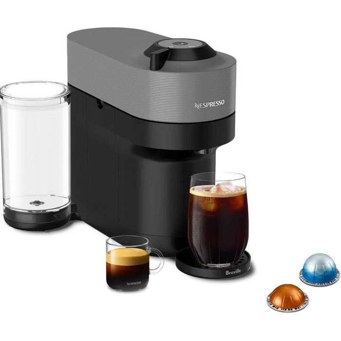 Nespresso Virtuo Pop + Хар саарал