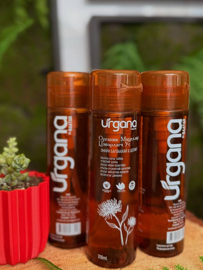 Органик мицелляр цэвэрлэгч ус