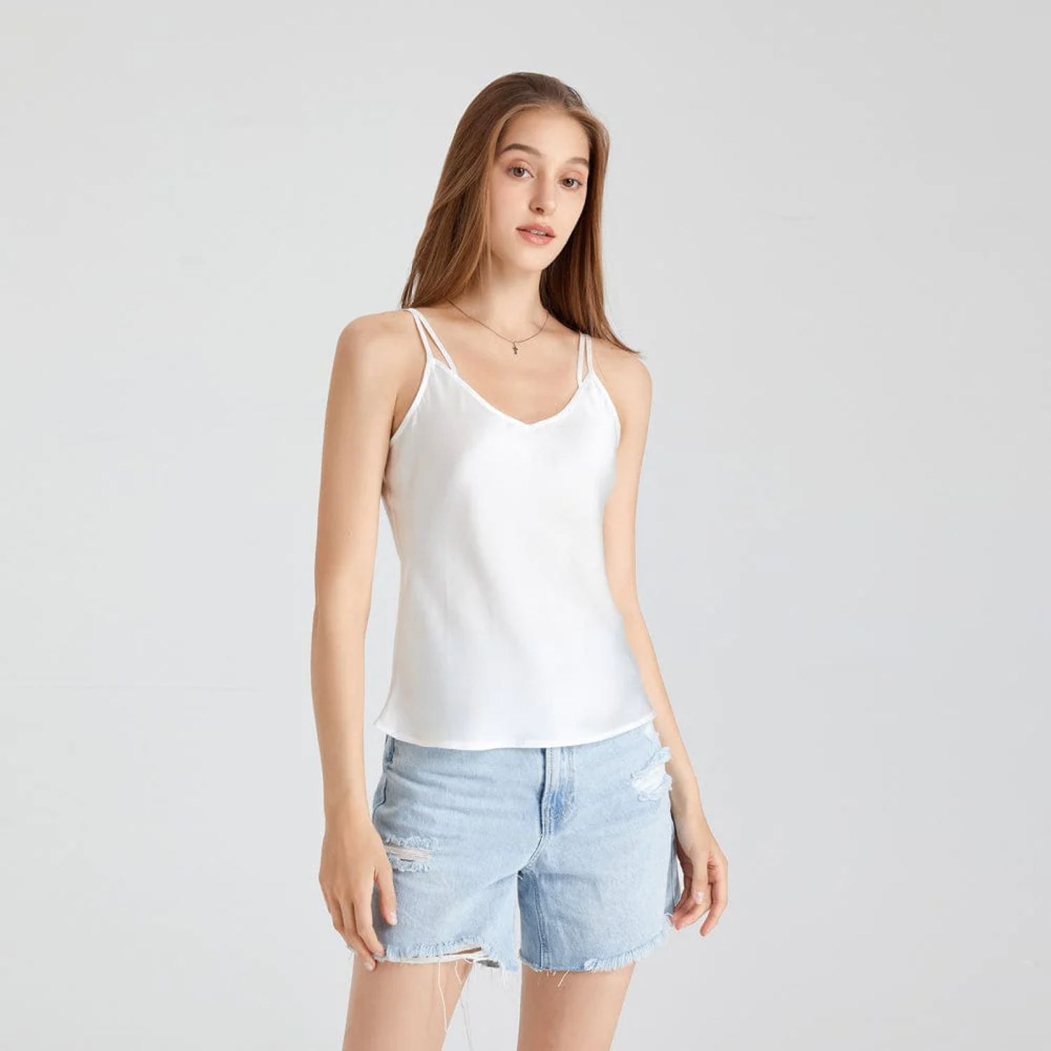 100% SILK CAMISOLE TOP