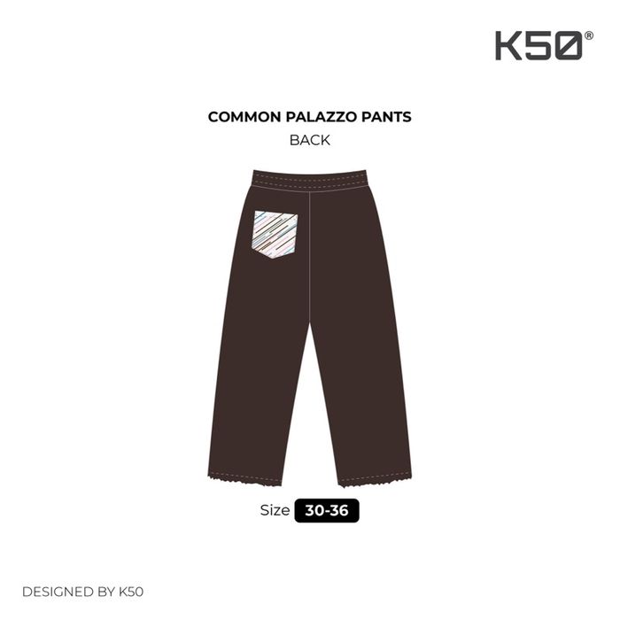 Common Palazzo Pants / Brwn Spcl