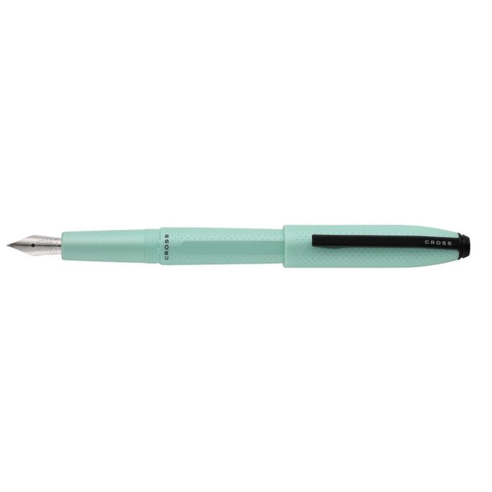 Prism Seafoam Resin with Polished Chrome Stainless Steel Medium Nib Fountain Pen