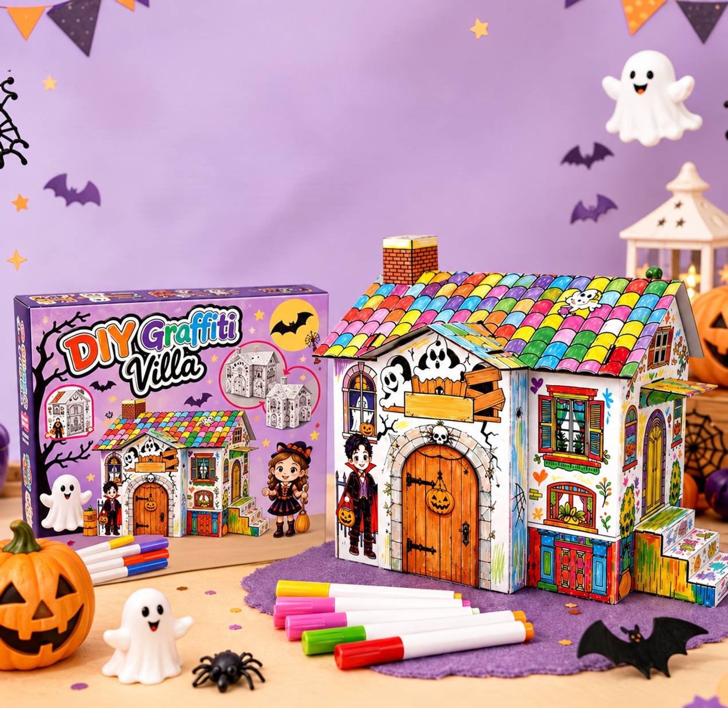 DIY House painting -Halloween 