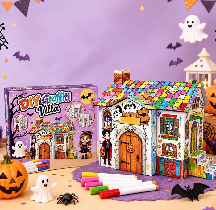 DIY House painting -Halloween 