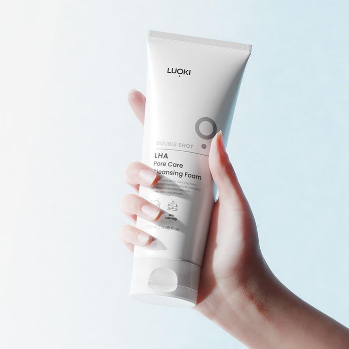 Luoki Double Shot LHA Pore Care Cleansing Foam