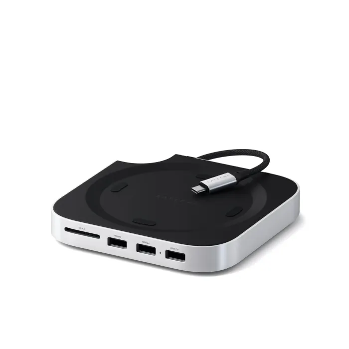 Mac Mini Stand & Hub with NVMe SSD Enclosure