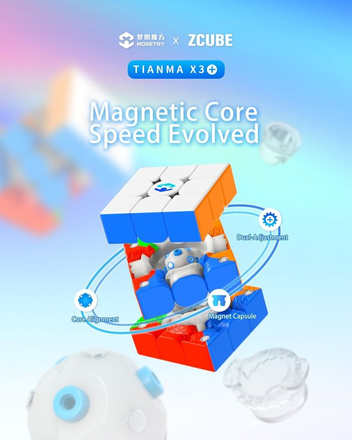MORETRY & ZCUBE Tianma X3+ Core Magnetic