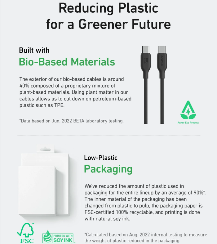 Anker Type-C  Bio Based Cable