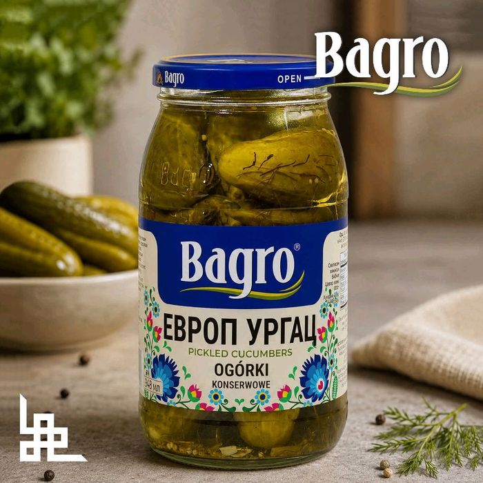 Огурцы Bagro европ 720г