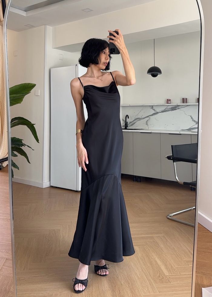 Satin Sling Dress 