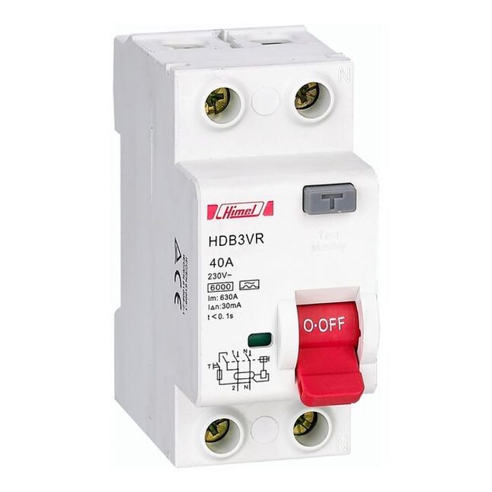HDB3VR - 2P - 32A - 30mA - for AC