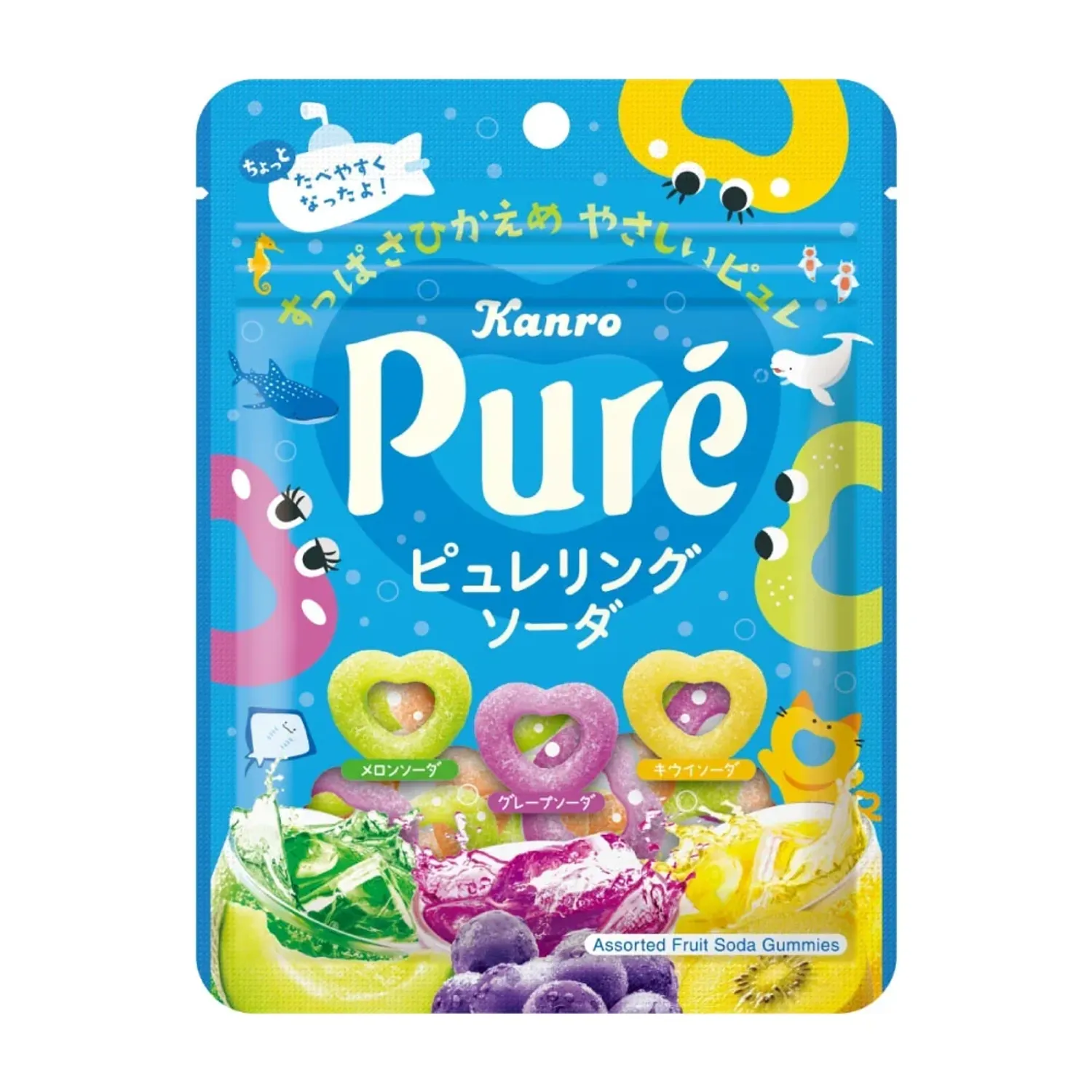 Зөөлөн чихэр /Бөгжин/ 63гр-PURE RING SODA 63G 