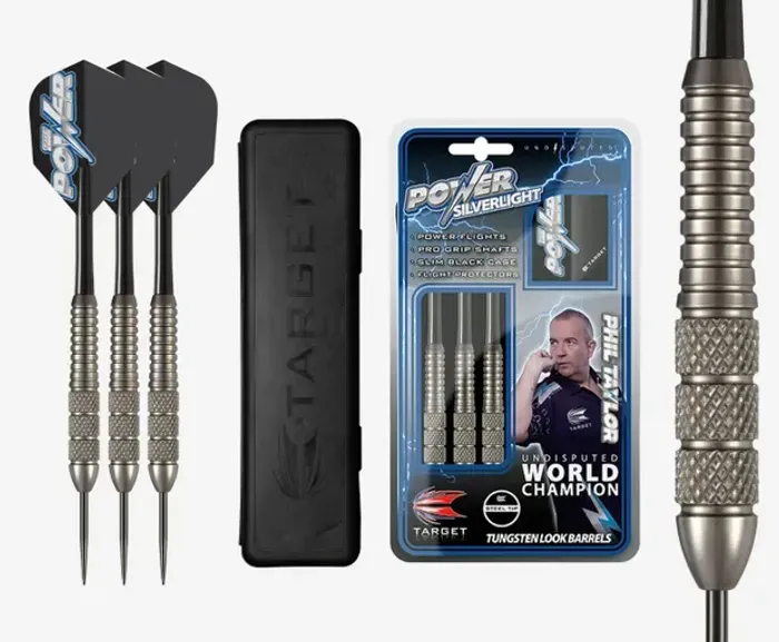 TARGET Phil Taylor Power Silverlight Brass - Steel Tip