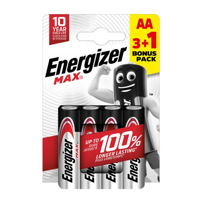 25% SALE Energizer AA Max /3ea+1ea/ -Copy