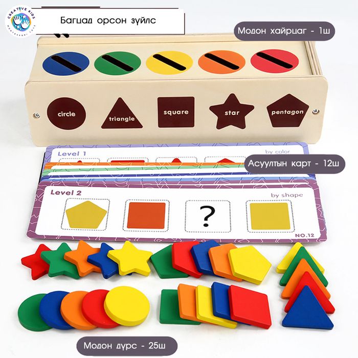 Дүрс, өнгө тааруулах зүй тогтол олох