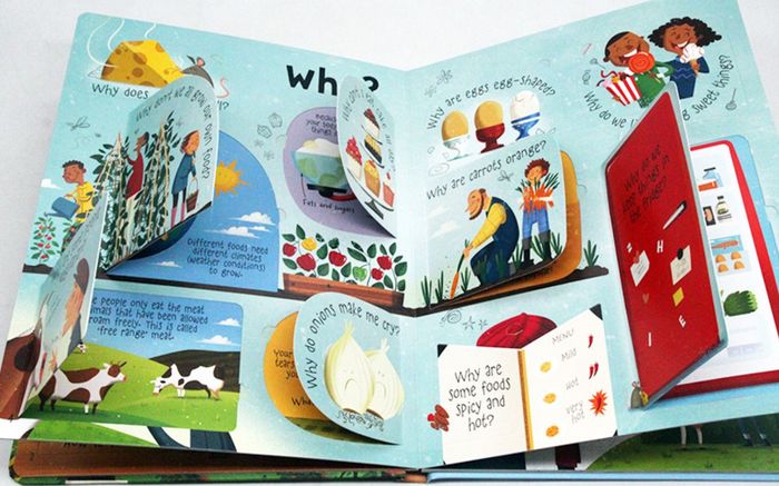 #Usborne Question and Answers "FOOD" 3D ном