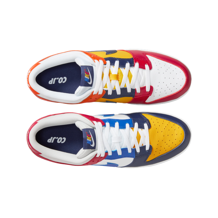 Nike Dunk Low QS Midnight Navy and Varsity Red