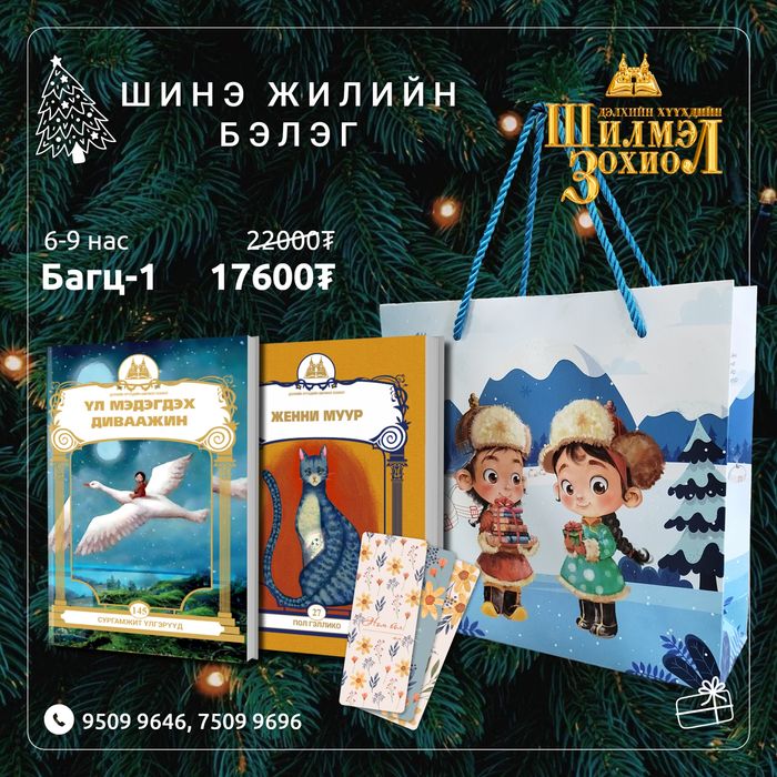 6-9 настай хүүхдийн шинэ жилийн бэлгийн багц 1