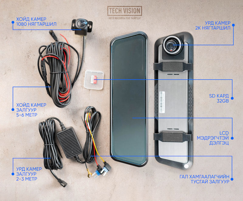 Techvision хар хайрцаг T10Pro