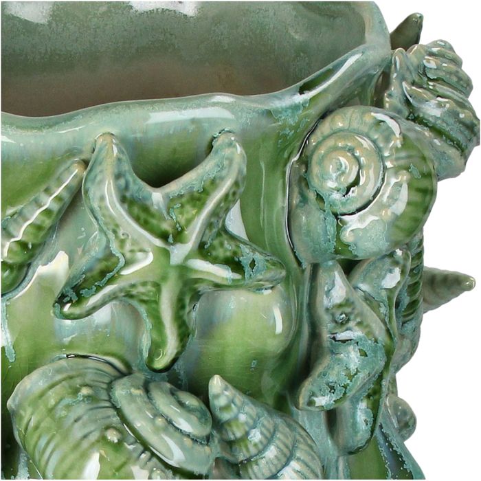 Хясаан хээтэй чулуун ваар 22.5x22.5x31.5c