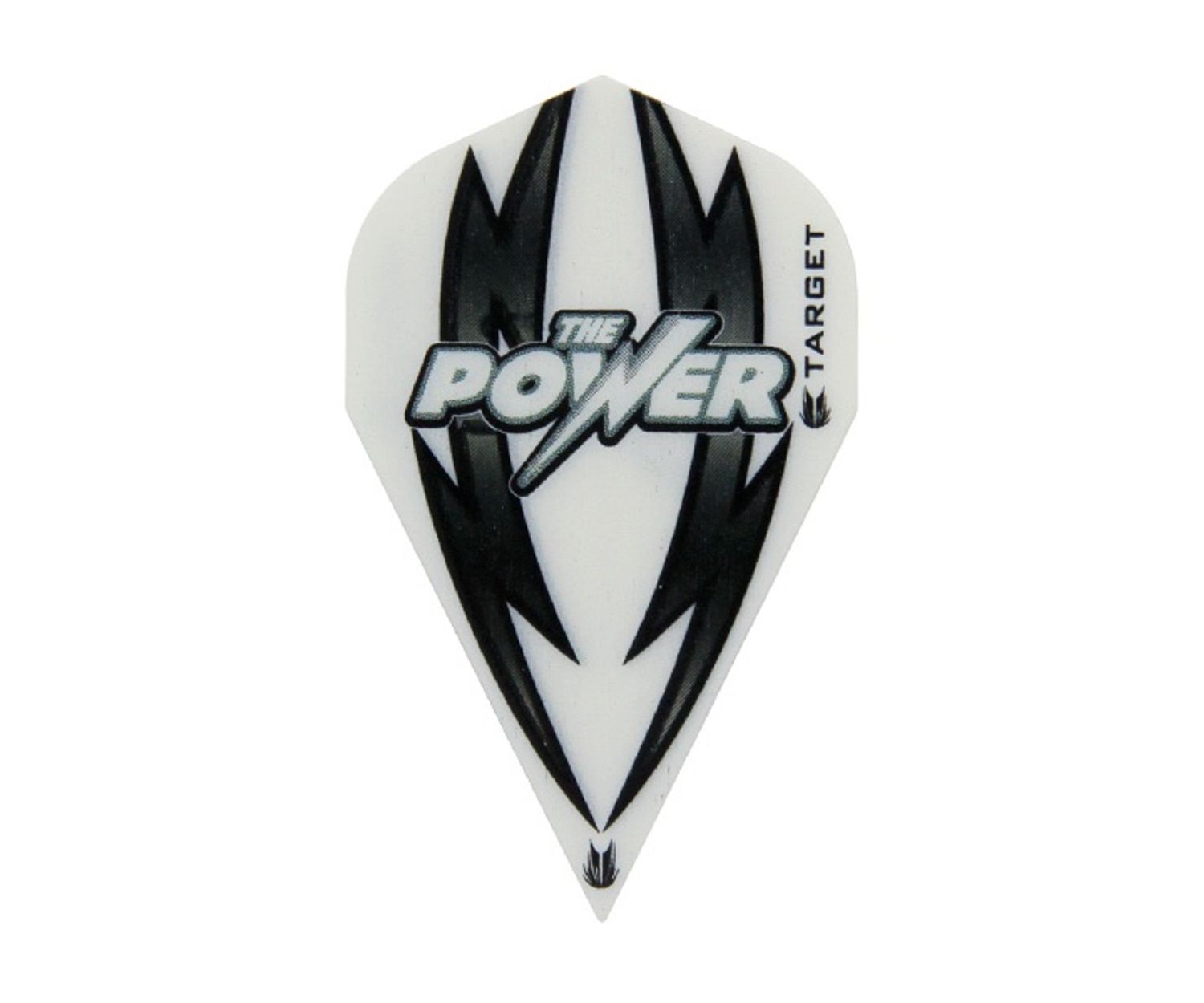 Target Power Arc Bolt White/Black Vapor Vision Dart Flights