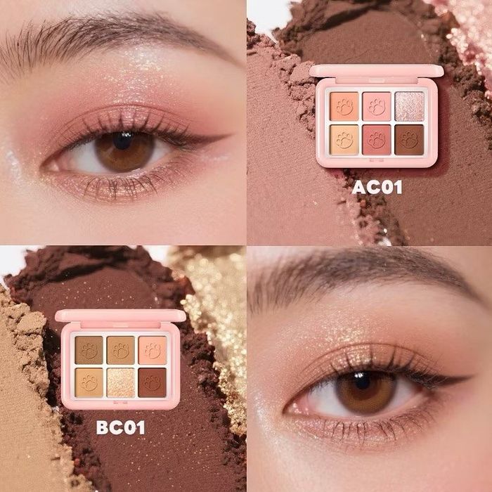 Magefy 6 Colours Eyeshadaw Pallete