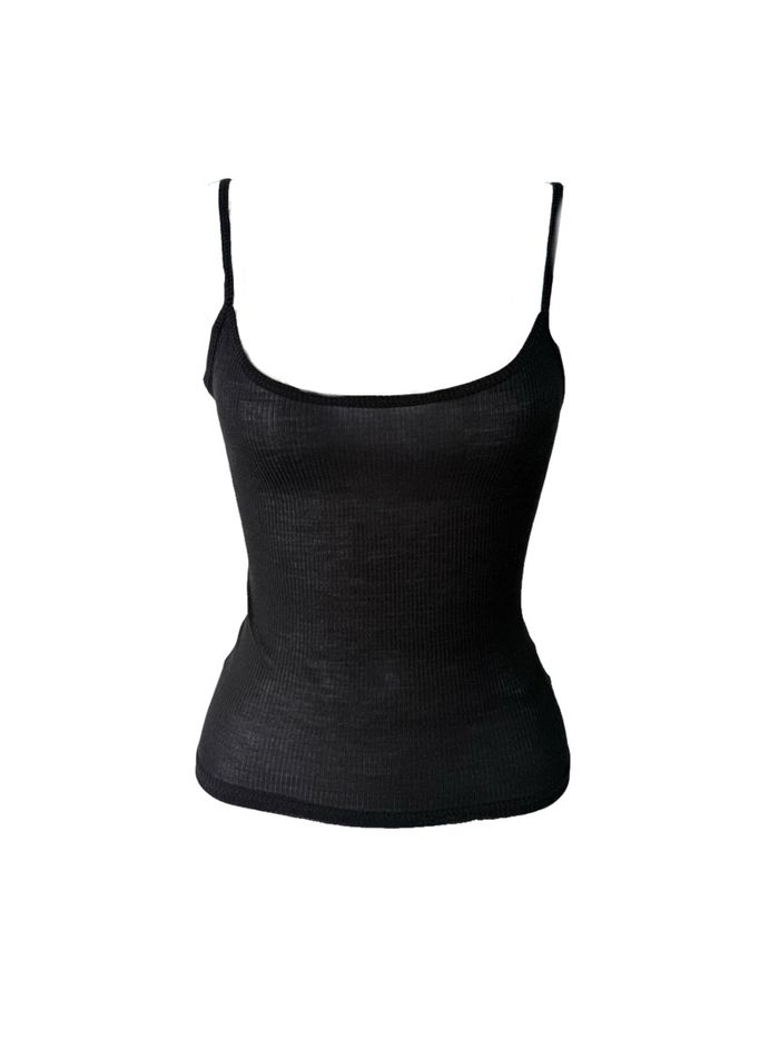 Layer Strap top /black/