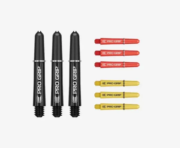 TARGET Pro Grip 3x Set Multi Shaft - Black, Red, Yellow