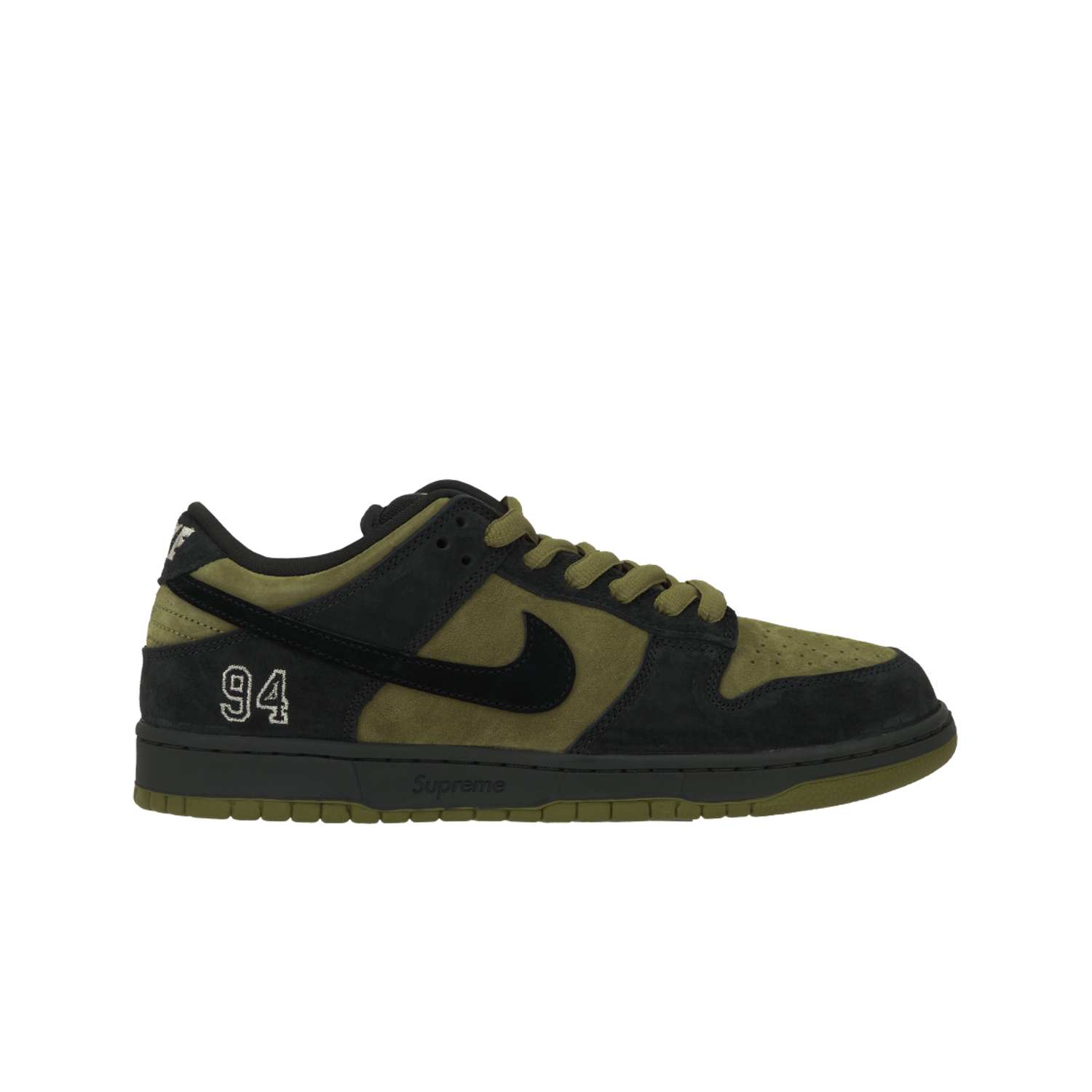 Nike x Supreme SB Dunk Low Camper Green