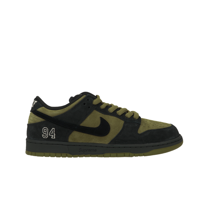 Nike x Supreme SB Dunk Low Camper Green