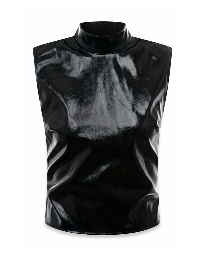 ECO LEATHER TOP