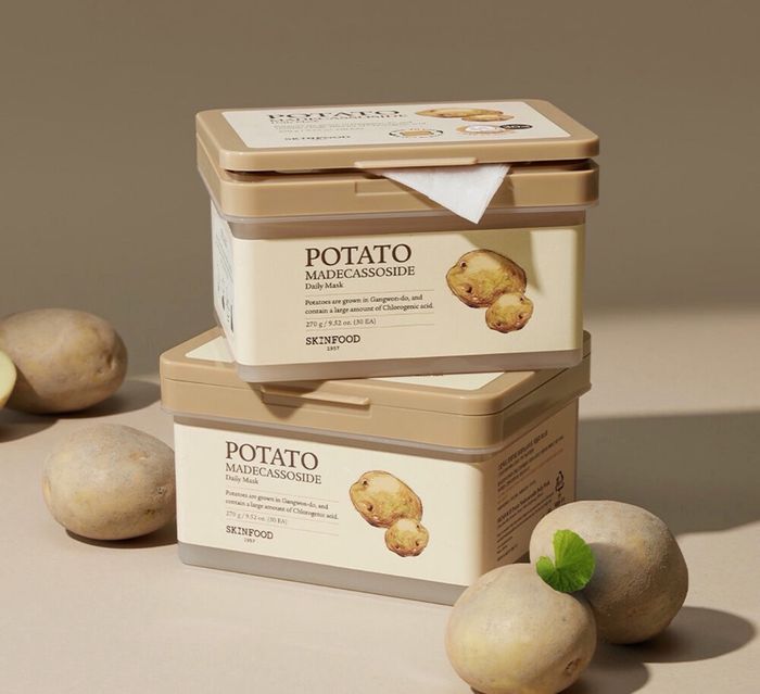 SKINFOOD POTATO MADECASSOSIDE DAILY MASK 30EA 