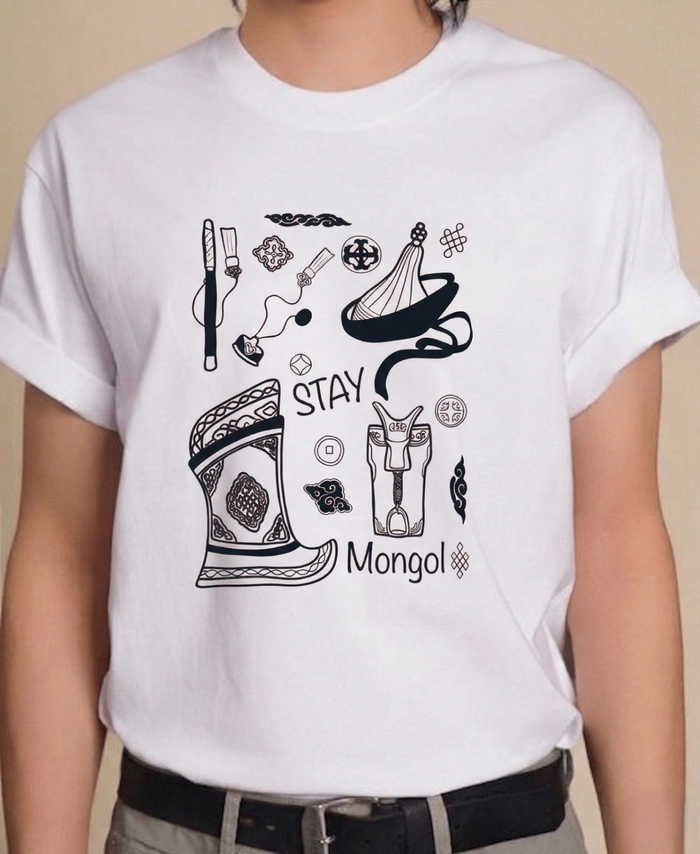 Tshirt StayMongol