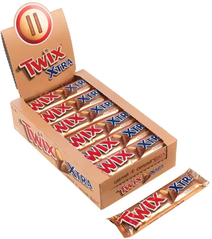 Шоколад Twix Xtra 82гр