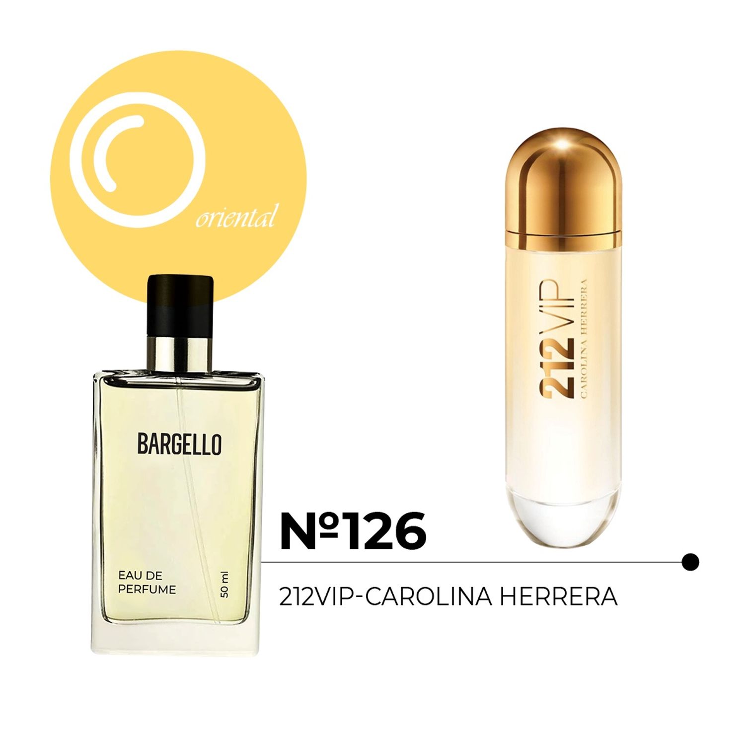 №126  for women 50 ml /212VIP - Carolina Herrera/