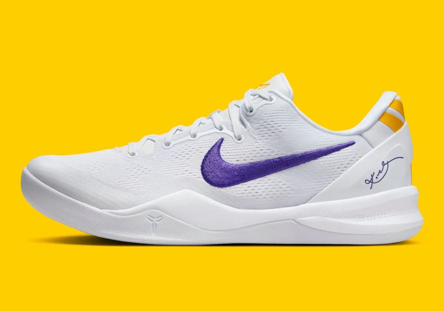 Nike Kobe 8 Protro White and Court Purple