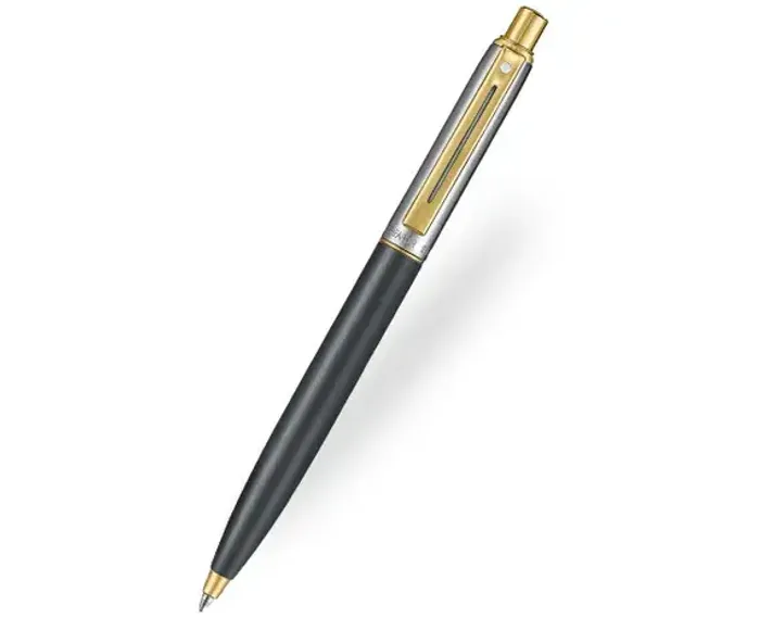 PEN SHEAFFER SENTINEL 334 Matt black barrel and chrome cap with pvd gold plated trims BP 