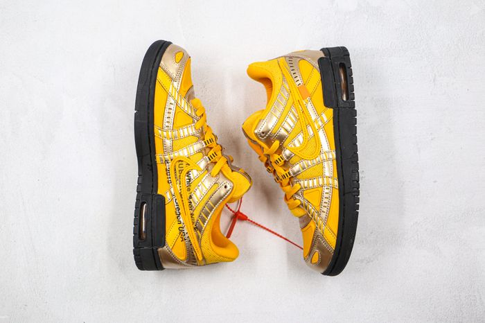 Nike Air Rubber Dunk Off-White University Gold