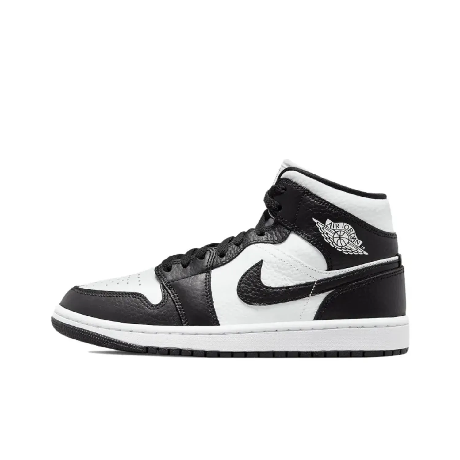 Jordan 1 Mid Split Black White 