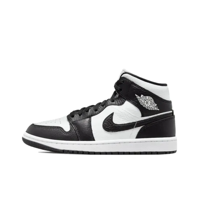 Jordan 1 Mid Split Black White 