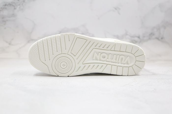 LV Trainer Sneaker White 