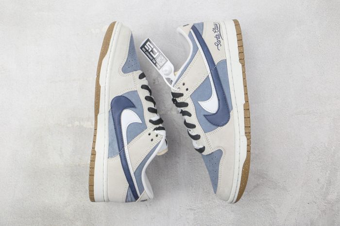 Nike Dunk Low SE 85 Double Swoosh Grey/Dark Blue 